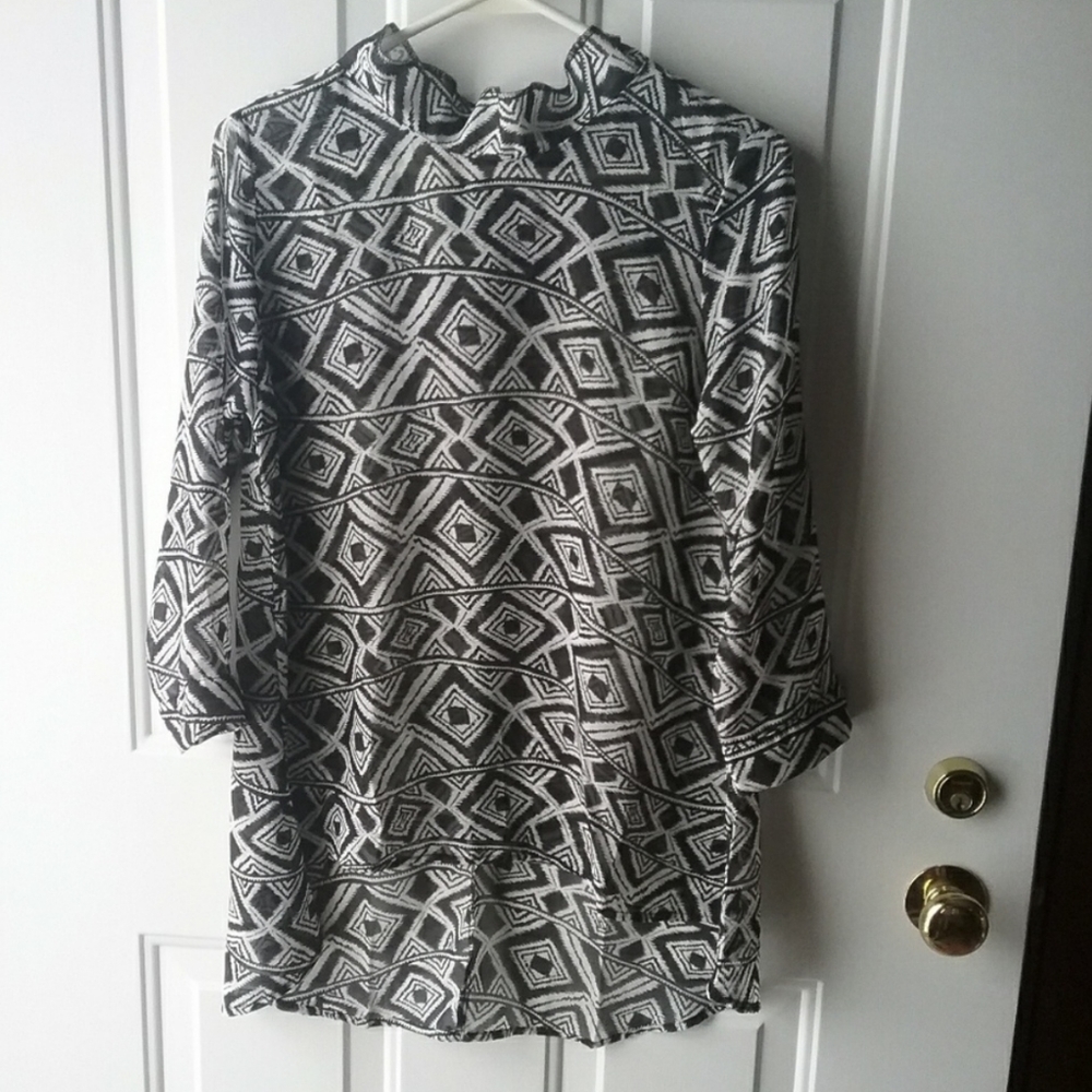 Y2K The Limited Geometric Blouse